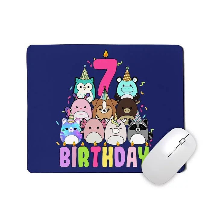 ItS My 7th Birthday Squish Squad Mallow Mousepad