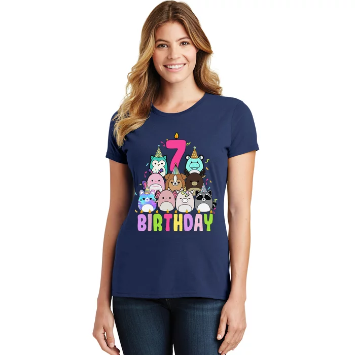 ItS My 7th Birthday Squish Squad Mallow Women's T-Shirt