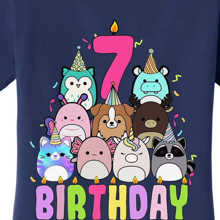 ItS My 7th Birthday Squish Squad Mallow Women's T-Shirt