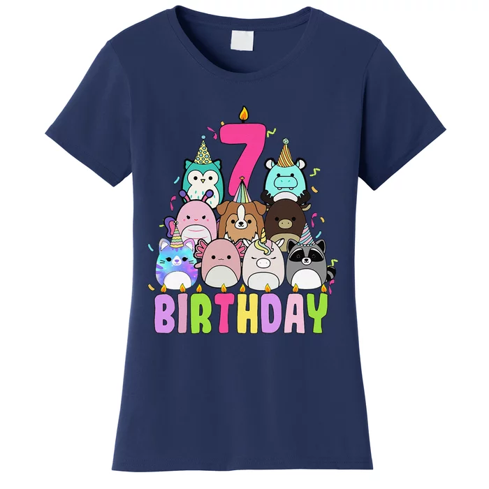 ItS My 7th Birthday Squish Squad Mallow Women's T-Shirt