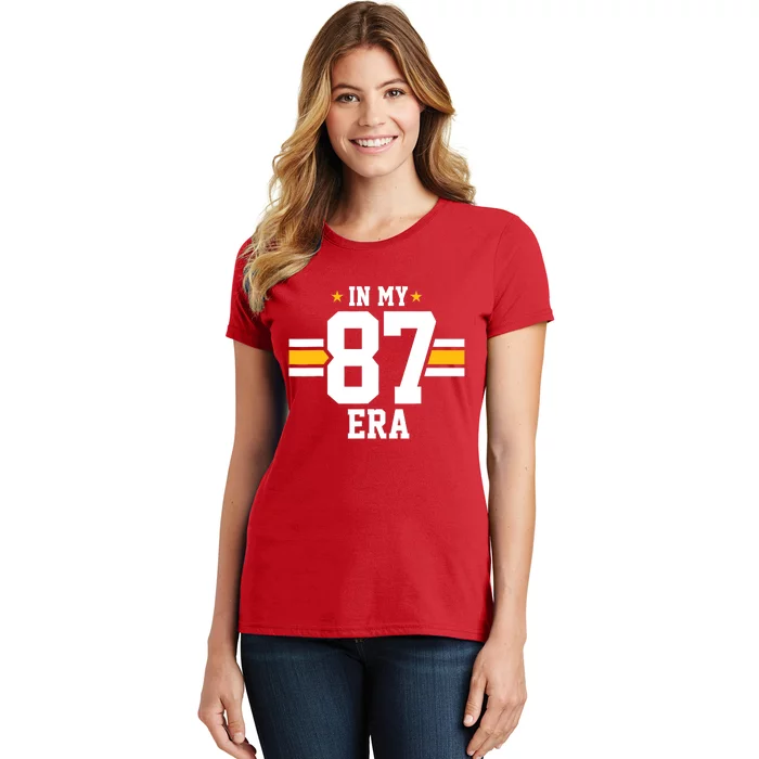 In My 87 Era Funny Football Boyfriend Lovers Couple Matching Women's T-Shirt