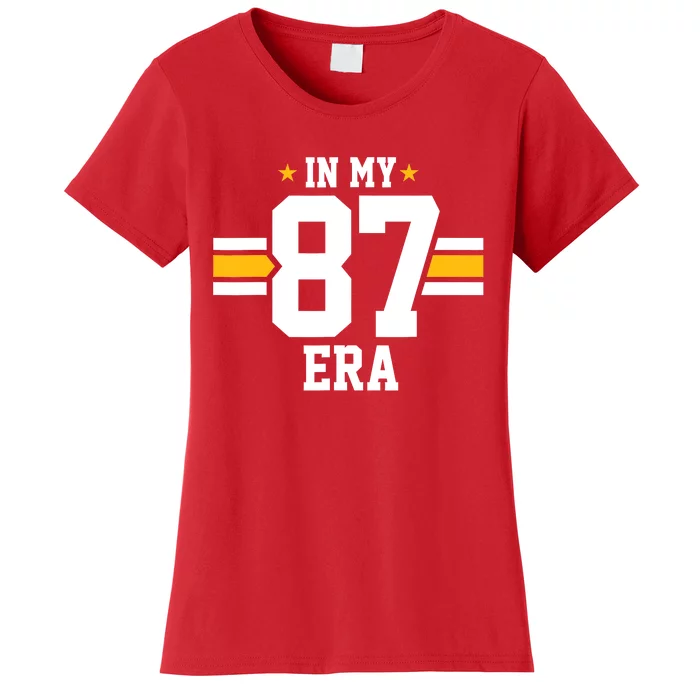 In My 87 Era Funny Football Boyfriend Lovers Couple Matching Women's T-Shirt