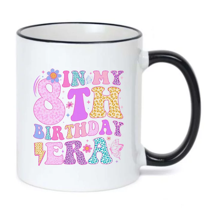 In My 8th Birthday Era Eight Bday 8 Year Old Birthday Girl Black Color Changing Mug