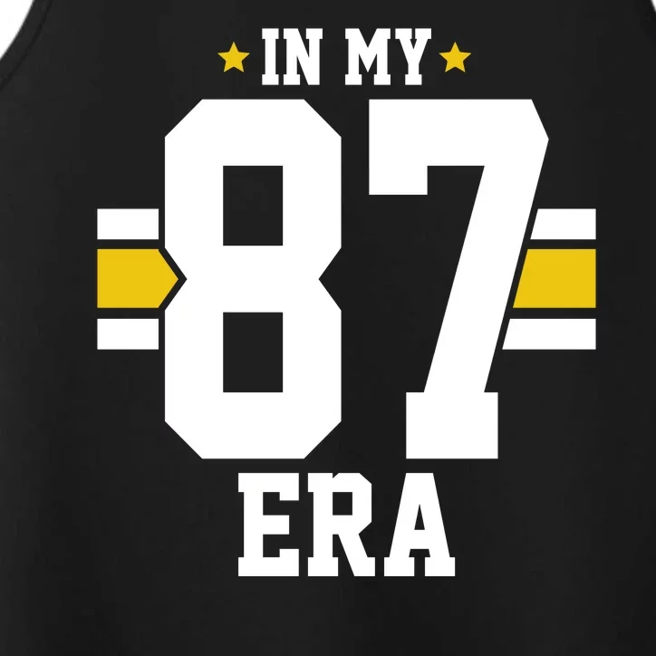 In My 87 Era Funny Football Boyfriend Performance Tank