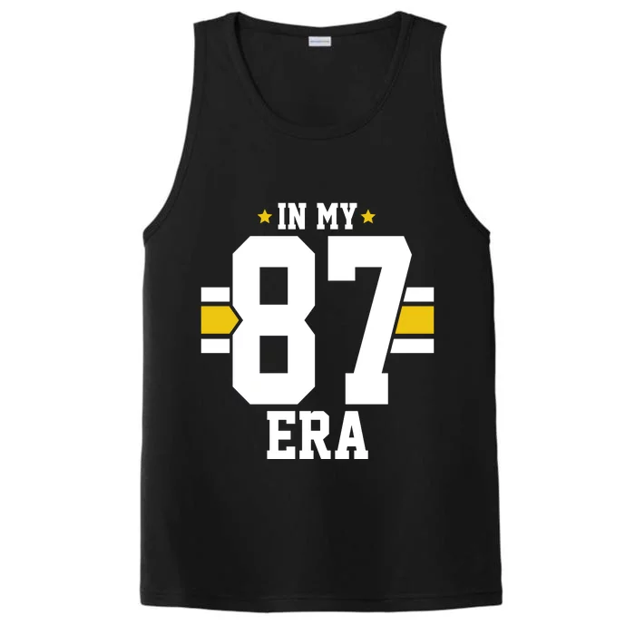 In My 87 Era Funny Football Boyfriend Performance Tank