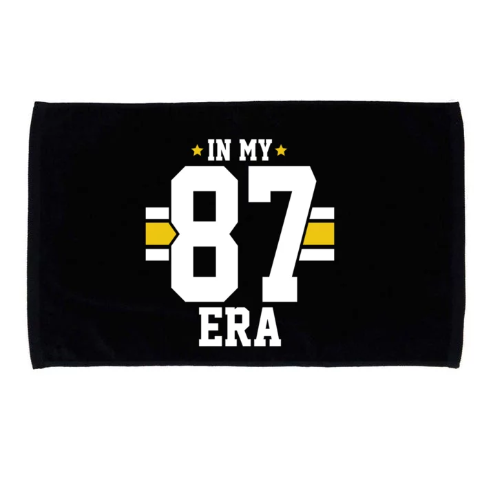 In My 87 Era Funny Football Boyfriend Microfiber Hand Towel