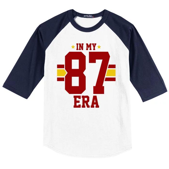 In My 87 Era Funny Football Boyfriend Baseball Sleeve Shirt