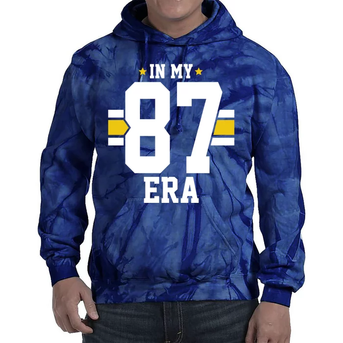 In My 87 Era Funny Football Boyfriend Tie Dye Hoodie