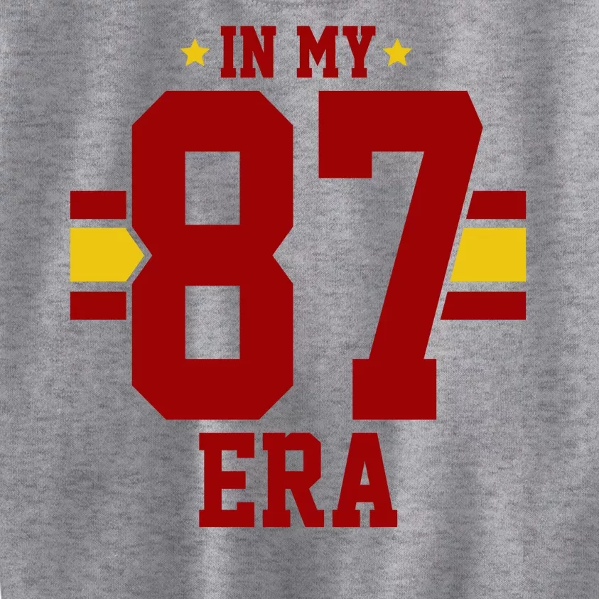 In My 87 Era Funny Football Boyfriend Kids Sweatshirt