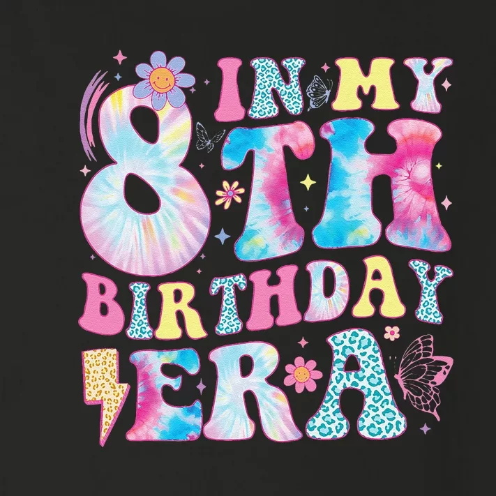 In My 8th Birthday Era Eight Bday 8 Year Old Birthday Girl Gift Toddler Long Sleeve Shirt