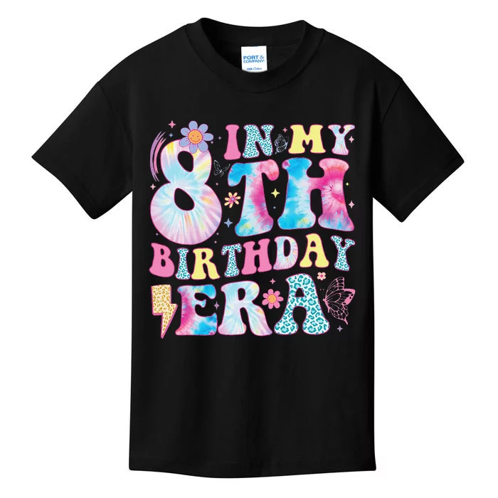 In My 8th Birthday Era Eight Bday 8 Year Old Birthday Girl Gift Kids T-Shirt