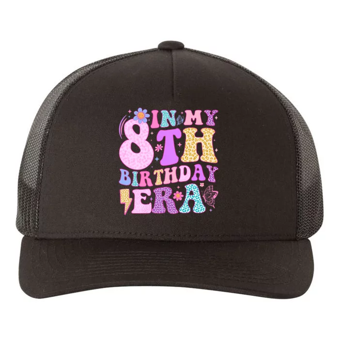 In My 8th Birthday Era Eight Bday 8 Year Old Birthday Girl Yupoong Adult 5-Panel Trucker Hat