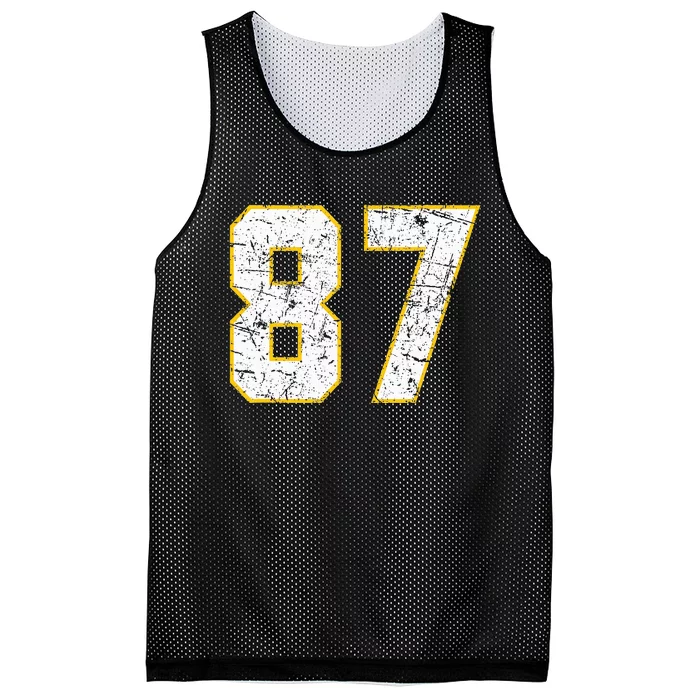 In My 87 Era Funny Football Vintage Mesh Reversible Basketball Jersey Tank