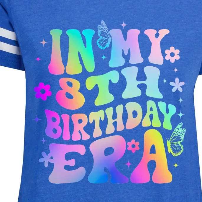 In My 8th Birthday Era 8 years Birthday Enza Ladies Jersey Football T-Shirt