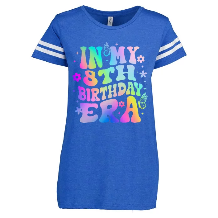 In My 8th Birthday Era 8 years Birthday Enza Ladies Jersey Football T-Shirt