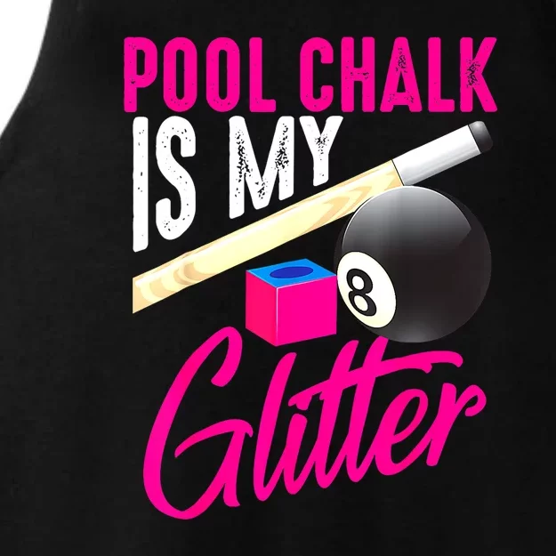 Is My 8 Ball Billiard Players Funny Pool Chalk Gift Ladies Tri-Blend Wicking Tank