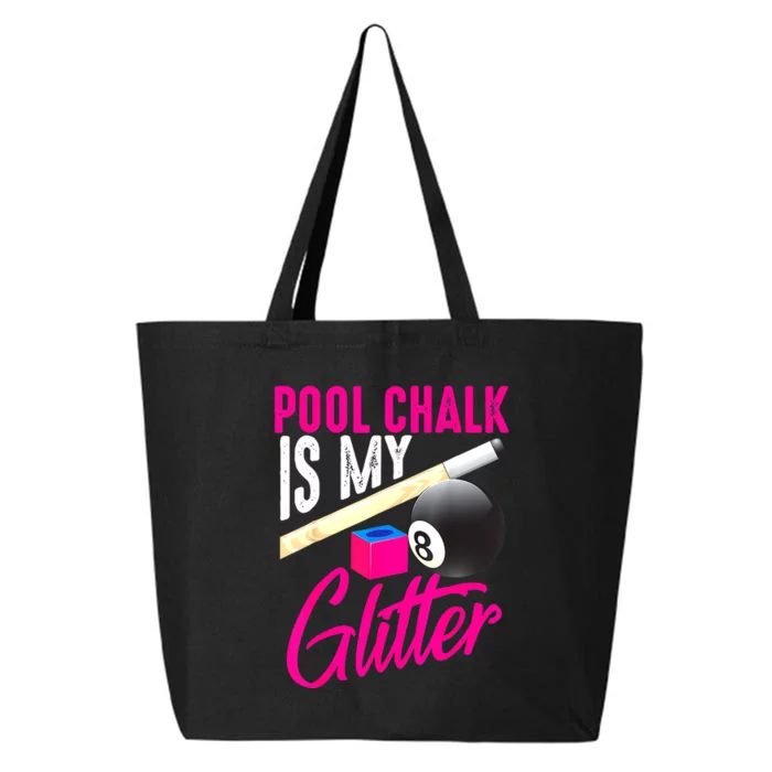 Is My 8 Ball Billiard Players Funny Pool Chalk Gift 25L Jumbo Tote