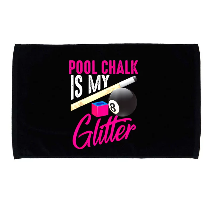 Is My 8 Ball Billiard Players Funny Pool Chalk Gift Microfiber Hand Towel