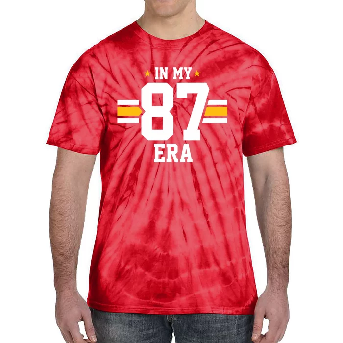 In My 87 Era Funny Football Boyfriend Lovers Couple Matching Tie-Dye T-Shirt