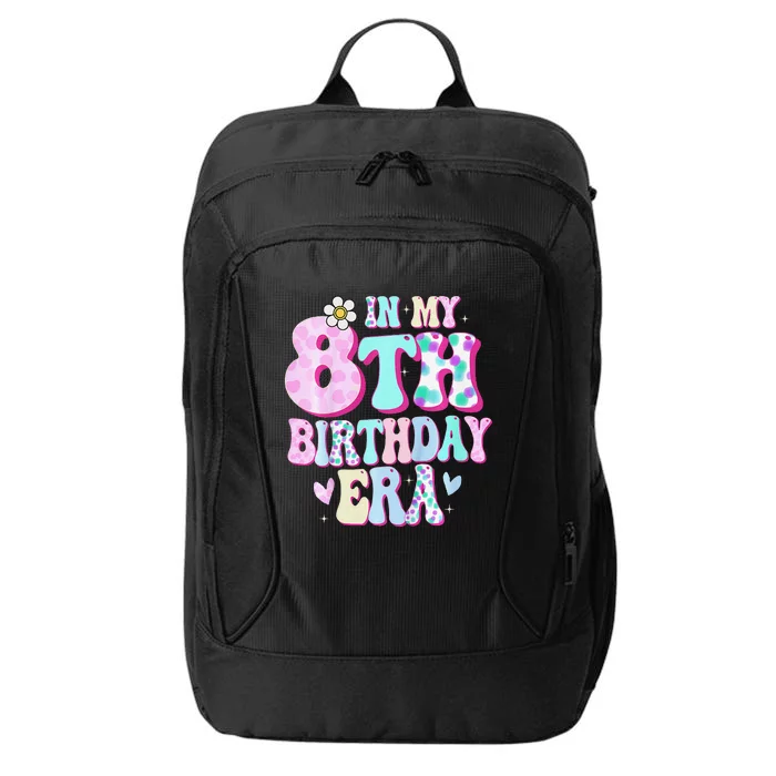 In My 8th Birthday Era Girl Gifts Eight Bday 8 Year Old City Backpack