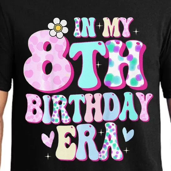 In My 8th Birthday Era Girl Gifts Eight Bday 8 Year Old Pajama Set