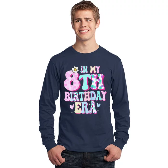 In My 8th Birthday Era Girl Gifts Eight Bday 8 Year Old Tall Long Sleeve T-Shirt