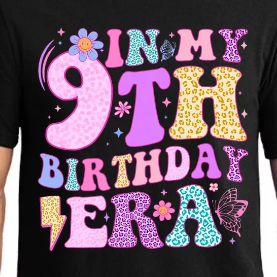 In My 9th Birthday Era Nine Bday 9 Year Old Birthday Girl Pajama Set