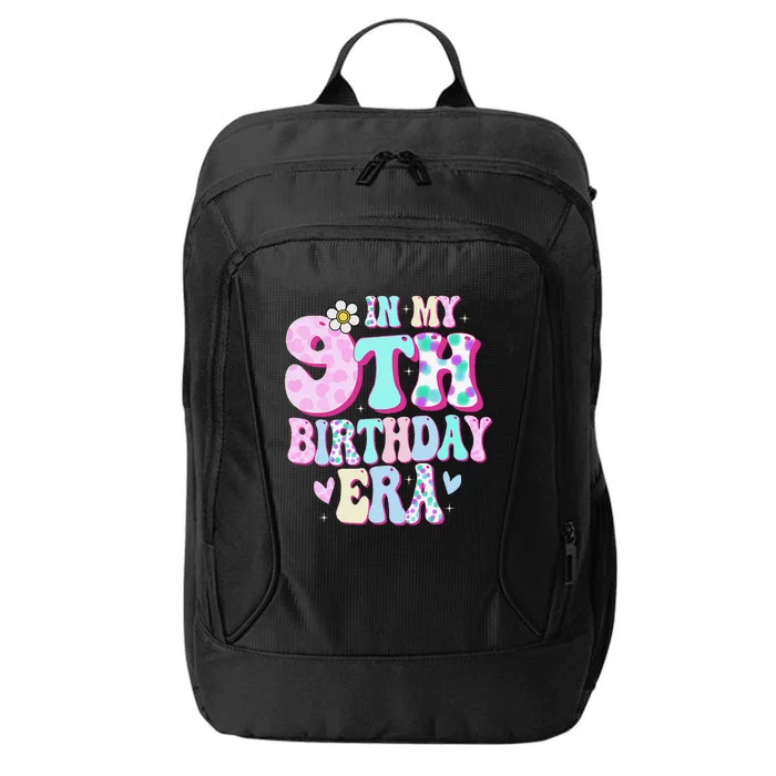 In My 9th Birthday Era Girl Gifts Nine Bday 9 Year Old City Backpack