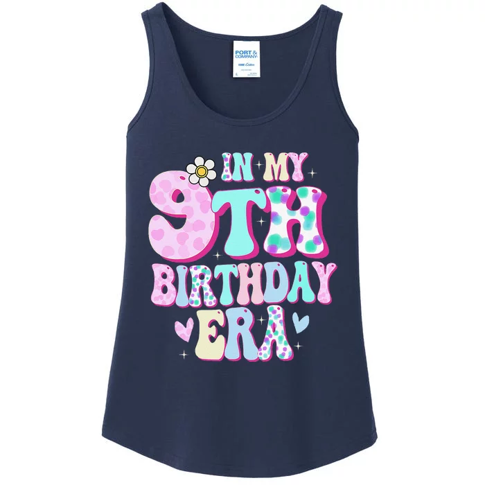 In My 9th Birthday Era Girl Gifts Nine Bday 9 Year Old Ladies Essential Tank