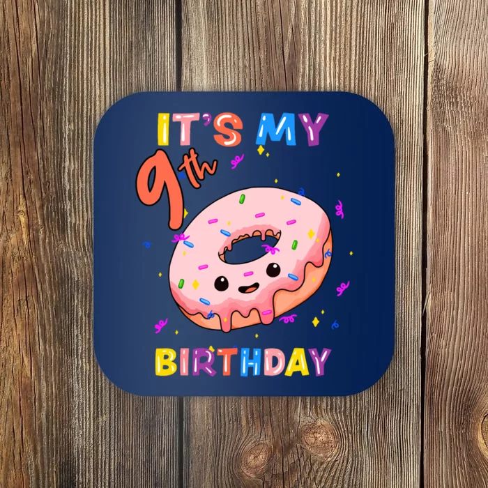 Its My 9th Birthay Cute Coaster