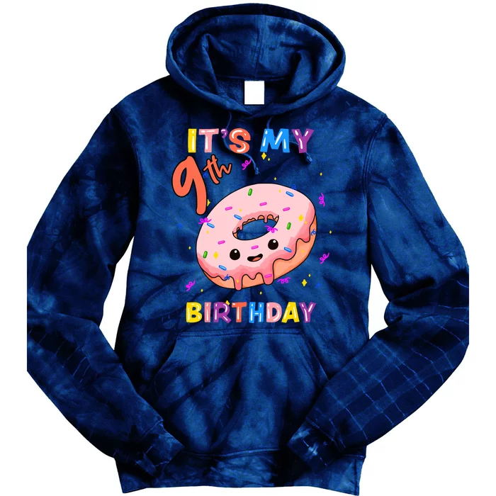 Its My 9th Birthay Cute Tie Dye Hoodie