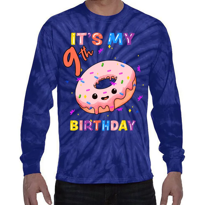 Its My 9th Birthay Cute Tie-Dye Long Sleeve Shirt