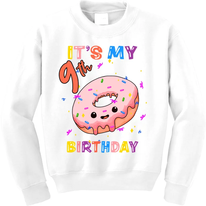 Its My 9th Birthay Cute Kids Sweatshirt