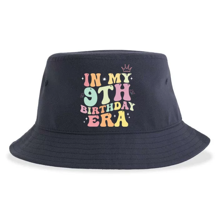 In My 9th Birthday Era Nine Years Old Birthday Gift Sustainable Bucket Hat