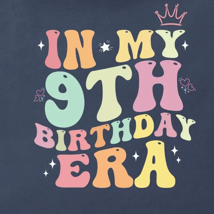 In My 9th Birthday Era Nine Years Old Birthday Gift Zip Tote Bag