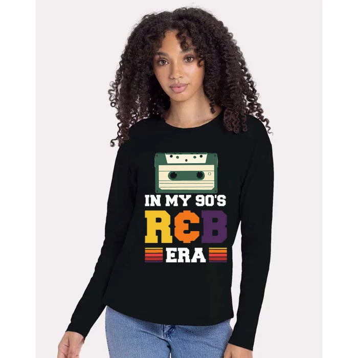 In My 90's R&B Era funny musical Womens Cotton Relaxed Long Sleeve T-Shirt