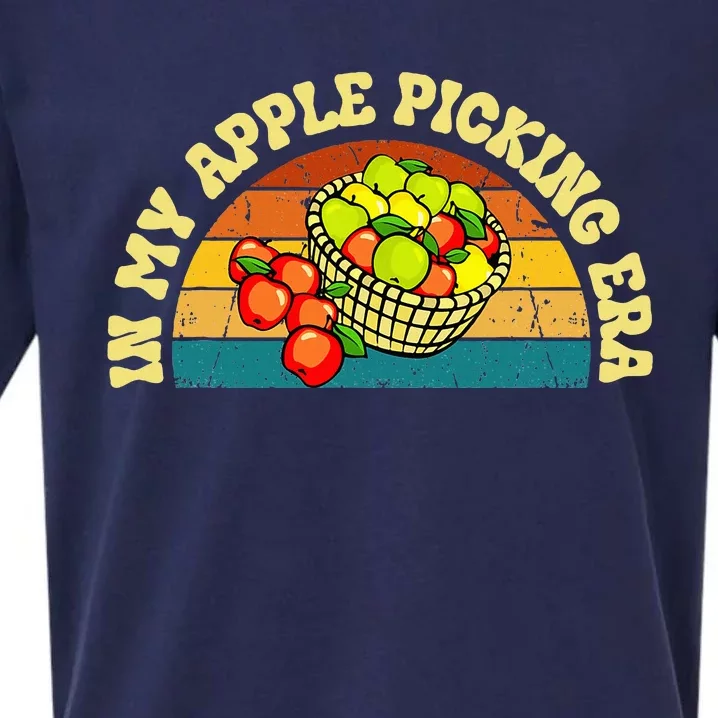 In My Apple Picking Era Apples Harvest Orchard Family Trip Sueded Cloud Jersey T-Shirt