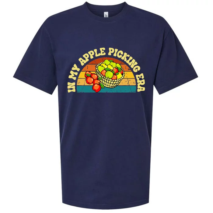 In My Apple Picking Era Apples Harvest Orchard Family Trip Sueded Cloud Jersey T-Shirt