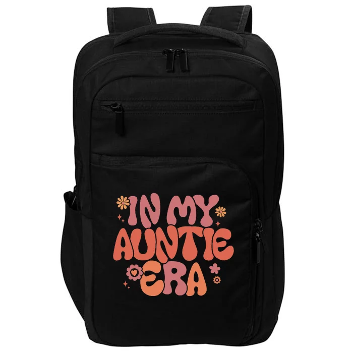 In My Auntie Era Baby Announcement For Aunt Mothers Day Impact Tech Backpack