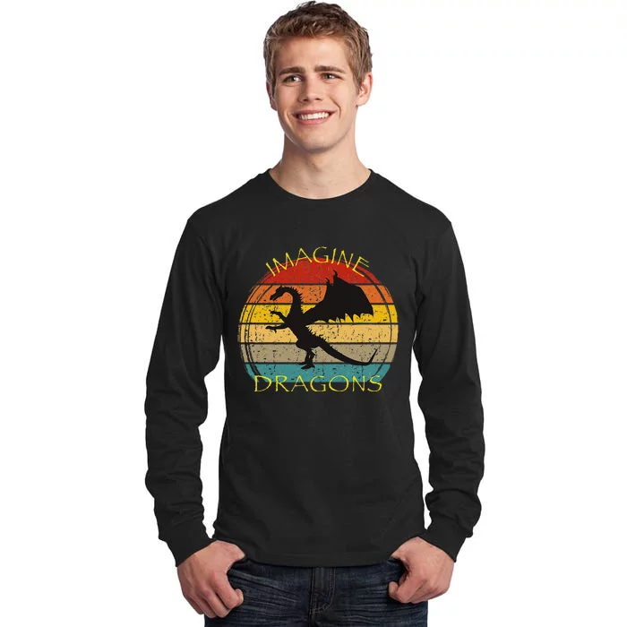 Imagine Magical And Mythical Fantasy Dragons Ii Tall Long Sleeve T-Shirt