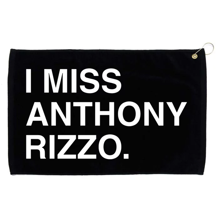 I Miss Anthony Rizzo Grommeted Golf Towel