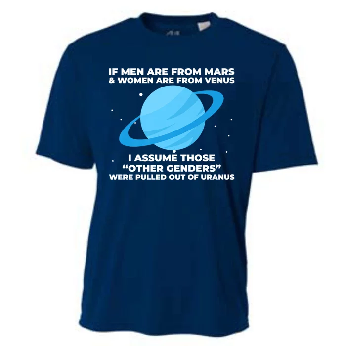 If Men Are From Mars And Women From Venus Out Of Uranus Premium Cooling Performance Crew T-Shirt