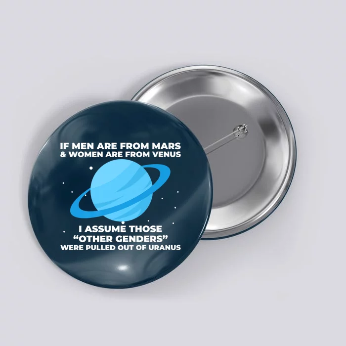 If Men Are From Mars And Women From Venus Out Of Uranus Premium Button