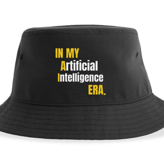 In My Artificial Intelligence Era It Network Engineer Ai Era Sustainable Bucket Hat