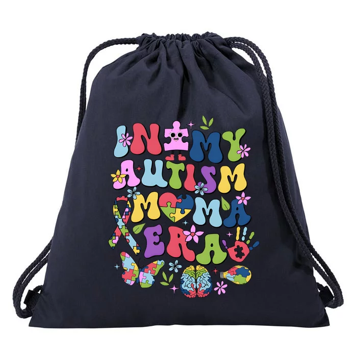 In My Autism Awareness Mama Era Autism Puzzle Drawstring Bag