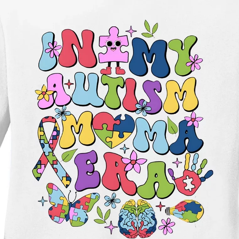 In My Autism Awareness Mama Era Autism Puzzle Ladies Long Sleeve Shirt