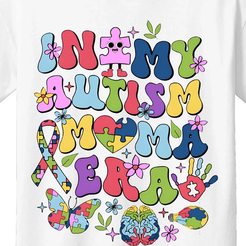 In My Autism Awareness Mama Era Autism Puzzle Kids T-Shirt