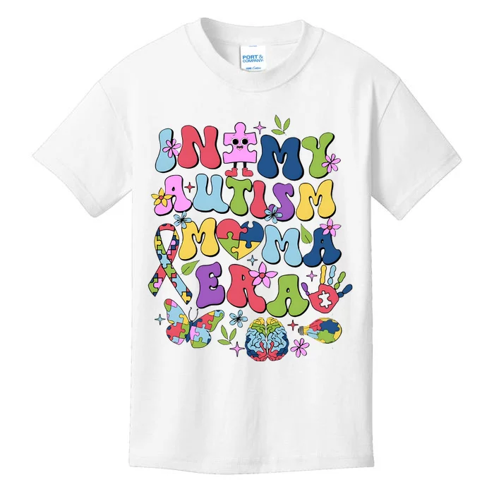 In My Autism Awareness Mama Era Autism Puzzle Kids T-Shirt