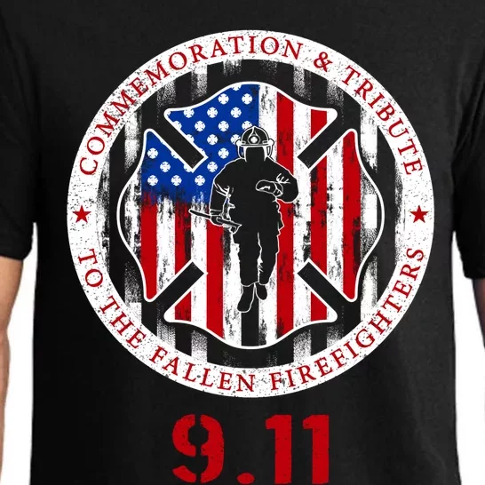 In Memory And Honor Of Firefighters Remembering 9/11 Pajama Set