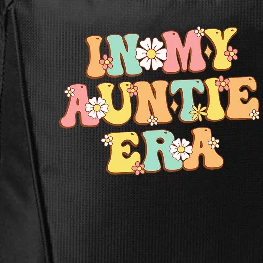 In My Auntie Era Baby Announcemen Birthday City Backpack